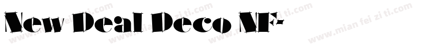 New Deal Deco NF字体转换